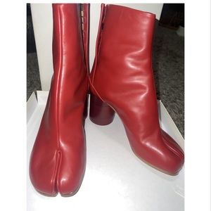 Red Tabi Boots